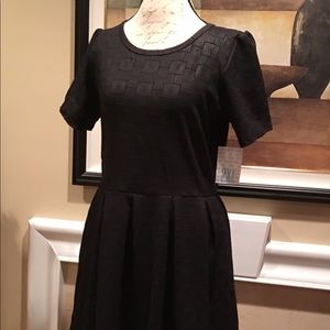 LulaRoe Amelia XXL black dress